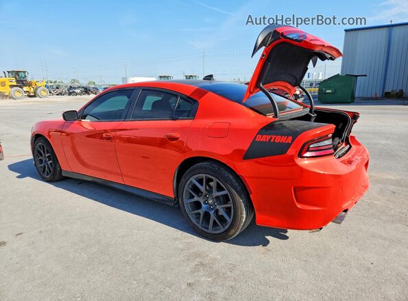 2C3CDXCT0JH163961 2018 DODGE CHARGER Оранжевый Задняя левая четверть