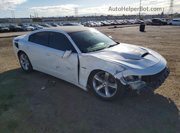 2C3CDXCT0JH237878 2018 DODGE CHARGER White წინა მარჯვენა
