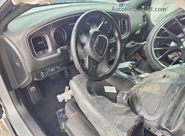 2C3CDXCT0LH202843 2020 DODGE CHARGER Серебряный Вид панели приборов