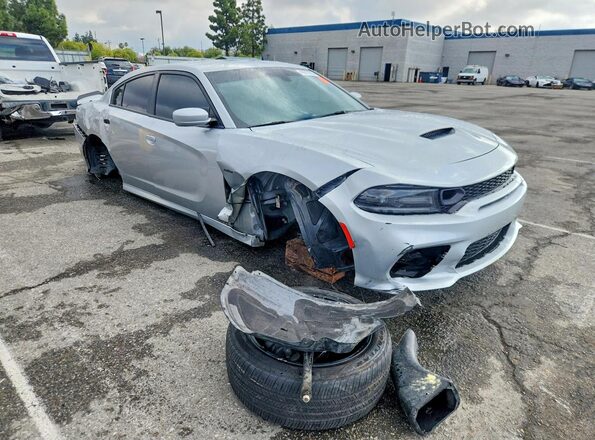 2C3CDXCT0LH202843 2020 DODGE CHARGER Серебряный Передняя правая четверть