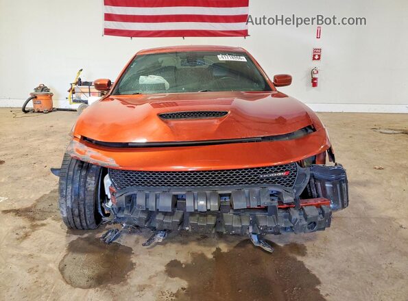 2C3CDXCT0LH224177 2020 DODGE CHARGER Оранжевый Вид спереди
