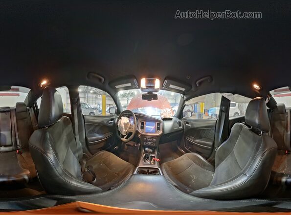 2C3CDXCT0LH224177 2020 DODGE CHARGER Оранжевый Панорамный вид салона 360°