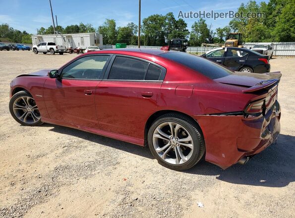 2C3CDXCT0LH228746 2020 DODGE CHARGER Burgundy უკანა მარცხენა