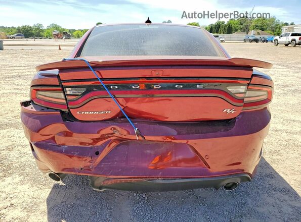 2C3CDXCT0LH228746 2020 DODGE CHARGER Burgundy უკანა ხედი