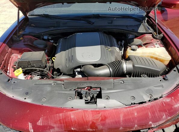 2C3CDXCT0LH228746 2020 DODGE CHARGER Burgundy უკანა სალონის ხედი