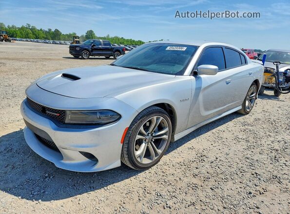 2C3CDXCT0NH152593 2022 DODGE CHARGER Серебряный Передняя левая четверть