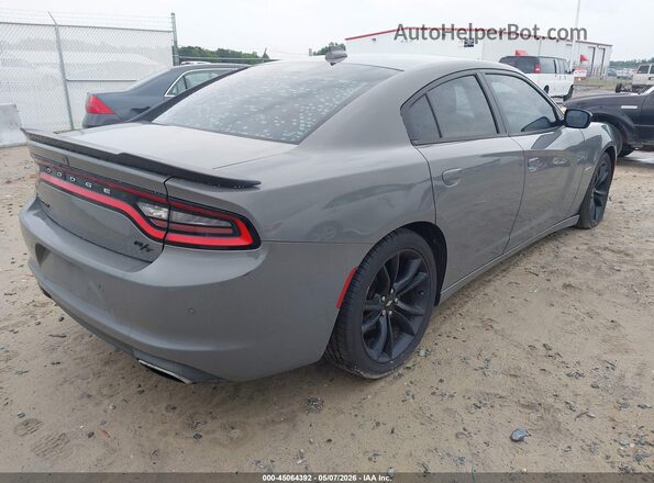 2C3CDXCT1HH537567 2017 DODGE CHARGER Серый Задняя правая четверть