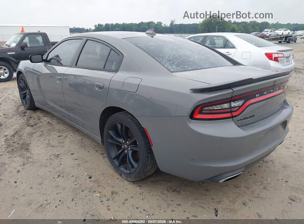 2C3CDXCT1HH537567 2017 DODGE CHARGER Серый Задняя левая четверть