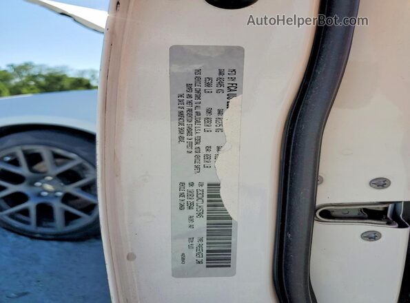 2C3CDXCT1JH157845 2018 DODGE CHARGER Белый Вид подкапотного пространства