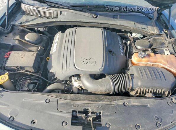 2C3CDXCT1KH599977 2019 DODGE CHARGER Зеленый Вид задней части салона