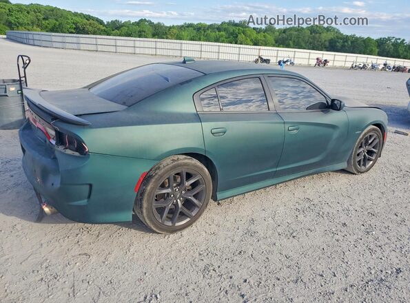 2C3CDXCT1KH599977 2019 DODGE CHARGER Зеленый Задняя правая четверть