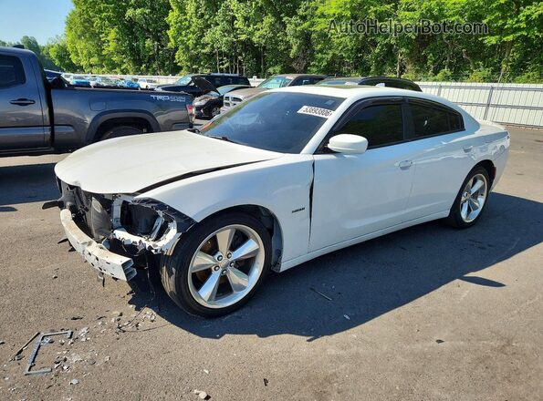 2C3CDXCT2GH258739 2016 DODGE CHARGER Белый Передняя левая четверть