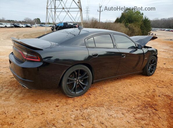 2C3CDXCT2JH313732 2018 DODGE CHARGER Black Tył prawy