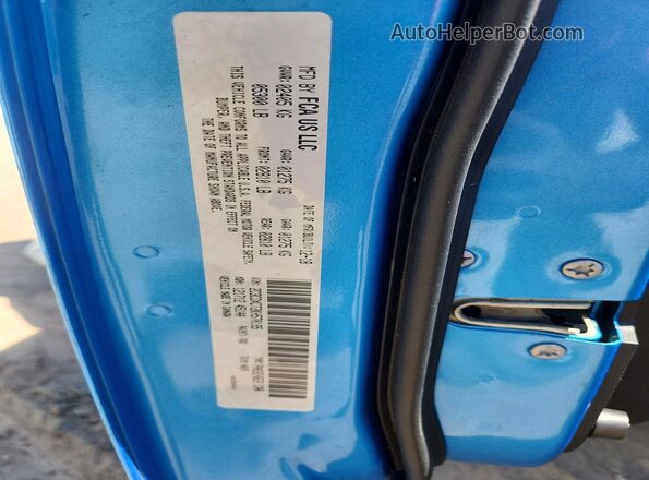 2C3CDXCT2KH570195 2019 DODGE CHARGER Синий Вид подкапотного пространства