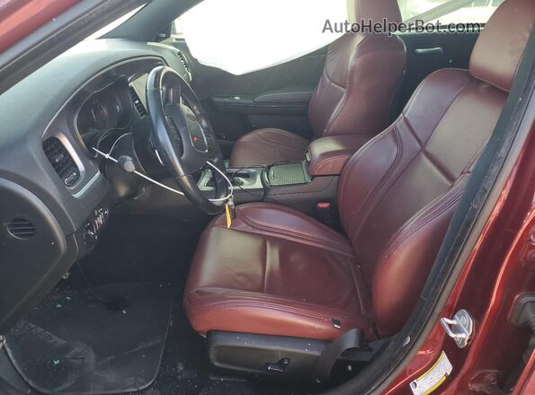 2C3CDXCT2LH211785 2020 DODGE CHARGER Burgundy წინა სალონის ხედი