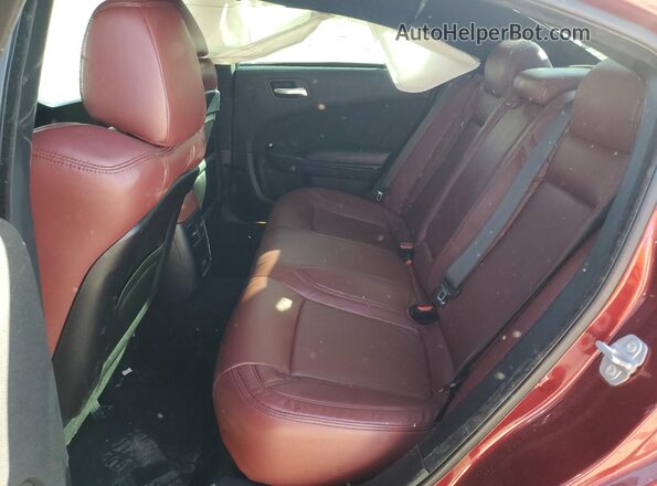 2C3CDXCT2LH211785 2020 DODGE CHARGER Burgundy უკანა სავარძლების ხედი