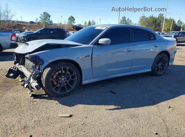 2C3CDXCT2LH220292 2020 DODGE CHARGER Gray წინა მარცხენა ხედი სამი მეოთხედიდან