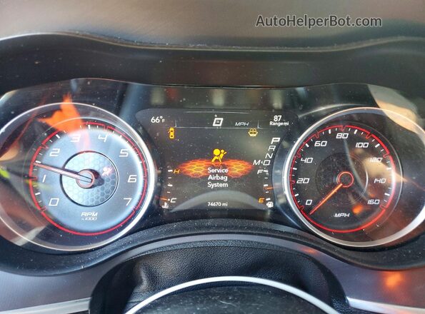 2C3CDXCT2LH220292 2020 DODGE CHARGER Gray ხელსაწყოთა პანელის ხედი