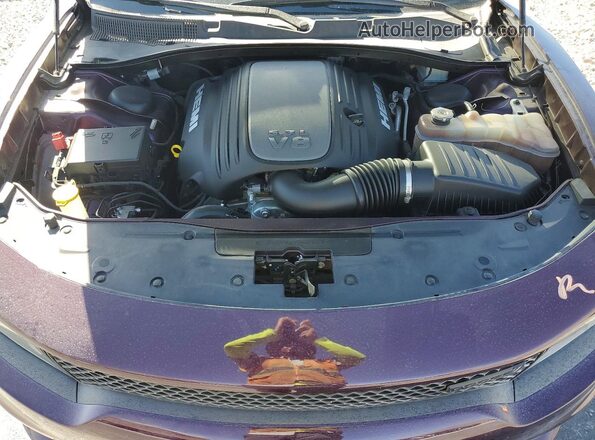2C3CDXCT2MH645285 2021 DODGE CHARGER Фиолетовый Вид задней части салона