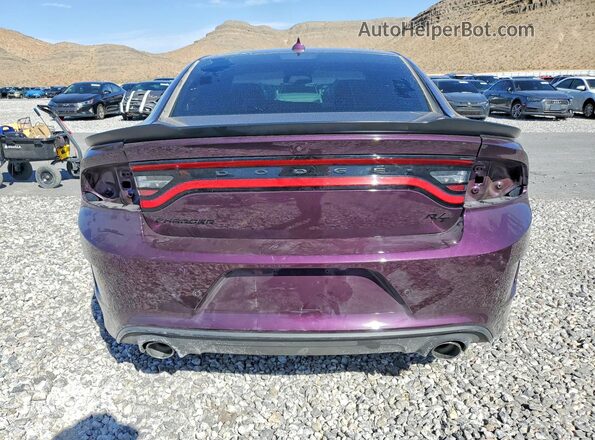 2C3CDXCT2MH645285 2021 DODGE CHARGER Фиолетовый Вид сзади