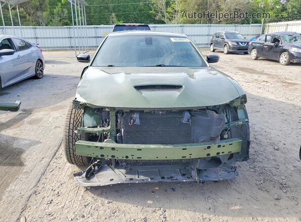 2C3CDXCT2NH240450 2022 DODGE CHARGER Green Widok z przodu