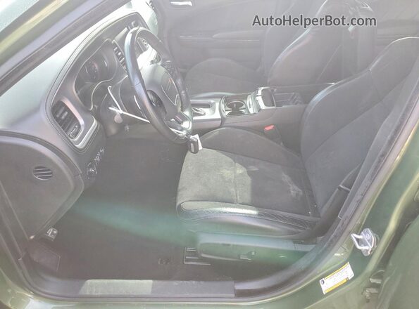 2C3CDXCT2NH240450 2022 DODGE CHARGER Green Widok wnętrza z przodu