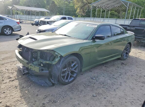 2C3CDXCT2NH240450 2022 DODGE CHARGER Green Przód lewy