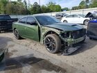 2022 Dodge Charger R Green vin: 2C3CDXCT2NH240450