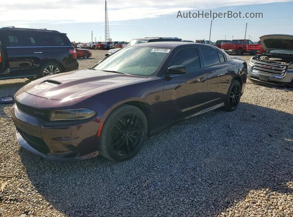 2C3CDXCT2NH246443 2022 DODGE CHARGER Purple წინა მარცხენა ხედი სამი მეოთხედიდან