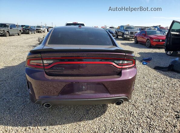 2C3CDXCT2NH246443 2022 DODGE CHARGER Purple უკანა ხედი