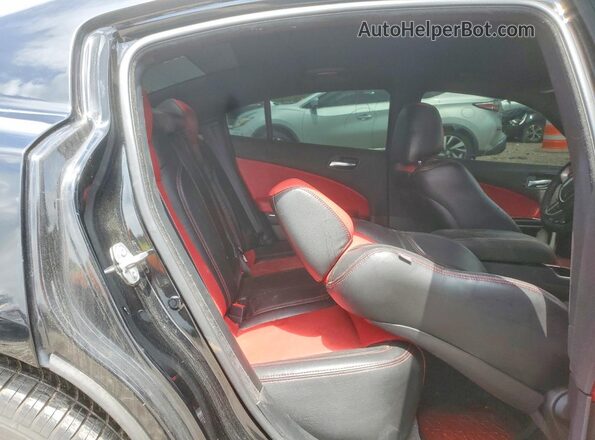 2C3CDXCT3HH620269 2017 DODGE CHARGER Black Vista de los asientos traseros