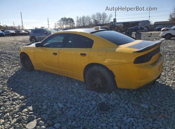 2C3CDXCT3JH129349 2018 DODGE CHARGER Желтый Задняя левая четверть