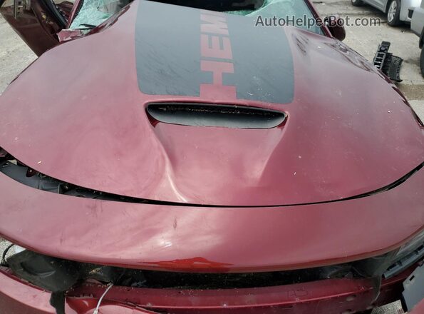 2C3CDXCT3LH208314 2020 DODGE CHARGER Темно-бордовый Вид задней части салона