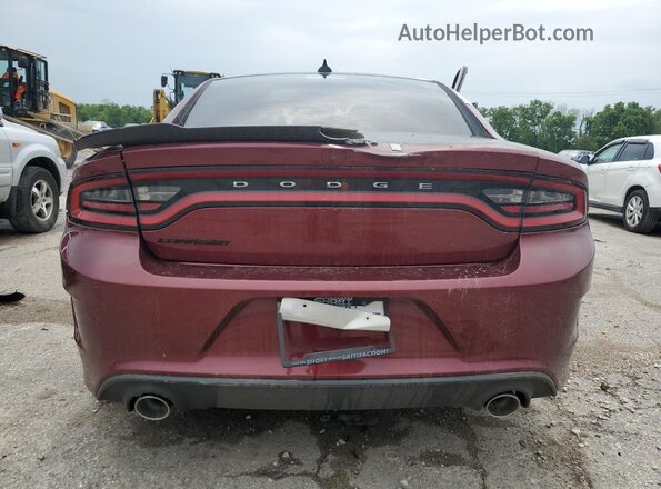2C3CDXCT3LH208314 2020 DODGE CHARGER Темно-бордовый Вид сзади