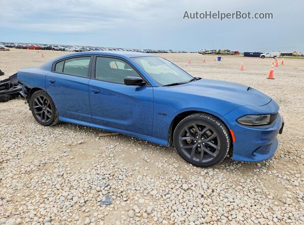2C3CDXCT3PH555633 2023 DODGE CHARGER Синий Передняя правая четверть