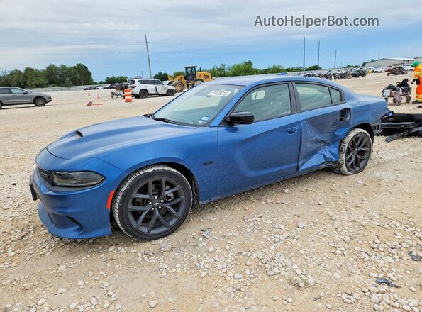 2C3CDXCT3PH555633 2023 DODGE CHARGER Синий Передняя левая четверть
