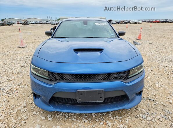 2C3CDXCT3PH555633 2023 DODGE CHARGER Синий Вид спереди