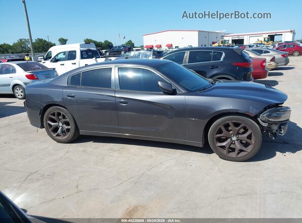 2C3CDXCT4GH132088 2016 DODGE CHARGER Черный Вид задней части салона