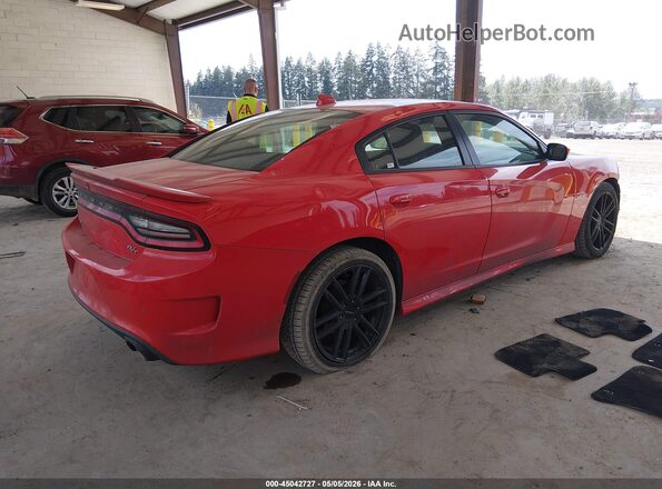 2C3CDXCT4MH592167 2021 DODGE CHARGER Красный Задняя правая четверть