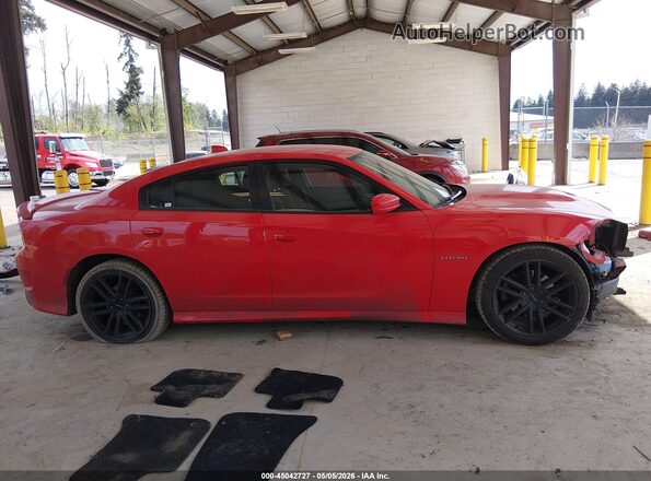 2C3CDXCT4MH592167 2021 DODGE CHARGER Красный Вид задней части салона