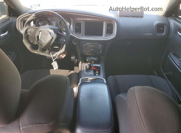 2C3CDXCT4NH251076 2022 DODGE CHARGER Black წინა პანელის ხედი