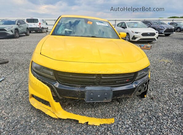 2C3CDXCT5JH150171 2018 DODGE CHARGER Yellow Vista frontal