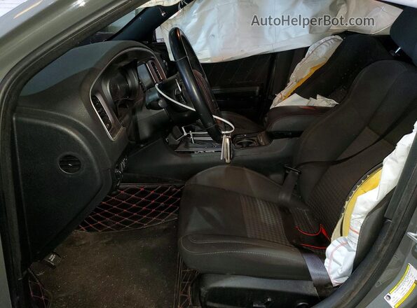 2C3CDXCT5KH599013 2019 DODGE CHARGER Gray Front interior view