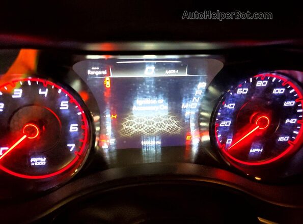 2C3CDXCT5KH599013 2019 DODGE CHARGER Gray Instrument cluster view