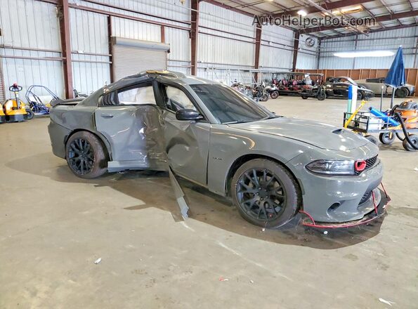 2C3CDXCT5KH599013 2019 DODGE CHARGER Gray Front right