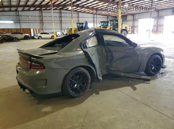 2C3CDXCT5KH599013 2019 DODGE CHARGER Gray Rear right