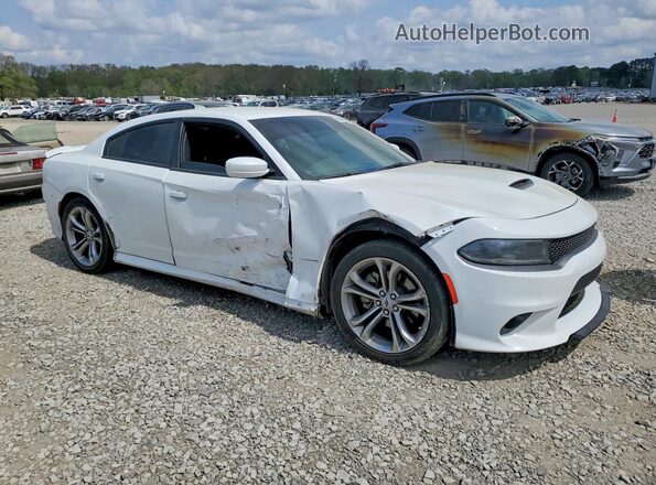 2C3CDXCT5NH129231 2022 DODGE CHARGER Белый Передняя правая четверть