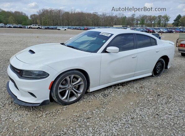 2C3CDXCT5NH129231 2022 DODGE CHARGER Белый Передняя левая четверть