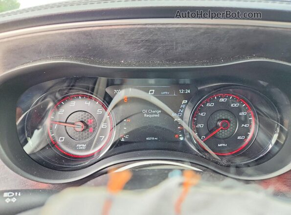 2C3CDXCT5PH581280 2023 DODGE CHARGER Белый Вид щитка приборов