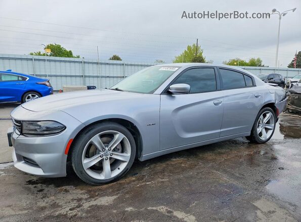 2C3CDXCT6GH280825 2016 DODGE CHARGER Silver წინა მარცხენა ხედი სამი მეოთხედიდან